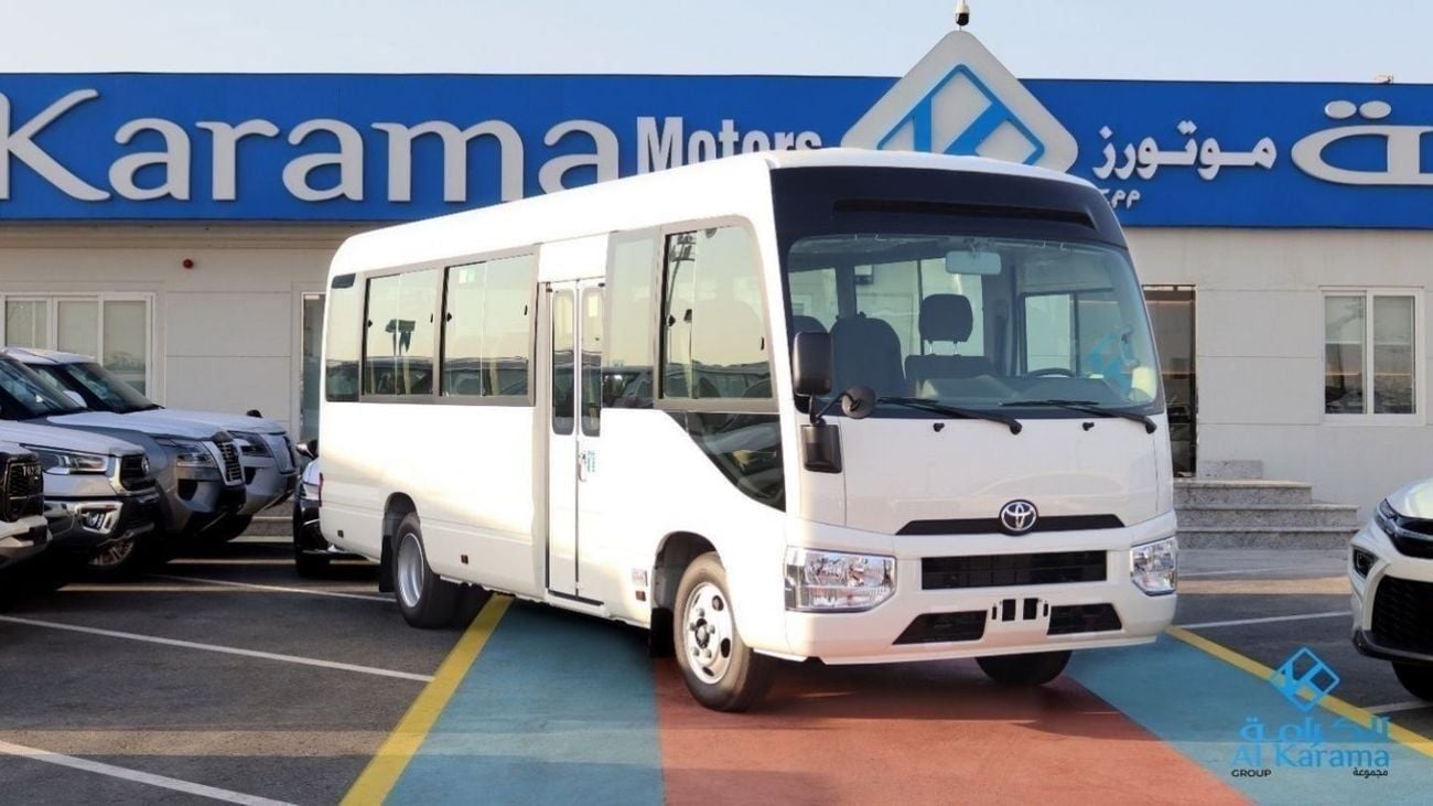 Toyota Coaster 2.7L Petrol Engine Manual Drive 5-Speed-better price than diesel buses-23 Seater, fabric Seat Radio