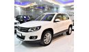 Volkswagen Tiguan With SERVICE HISTORY! Volkswagen Tiguan 2.0 TSI 4 Motion 2012 Model!! in White Color! GCC Specs