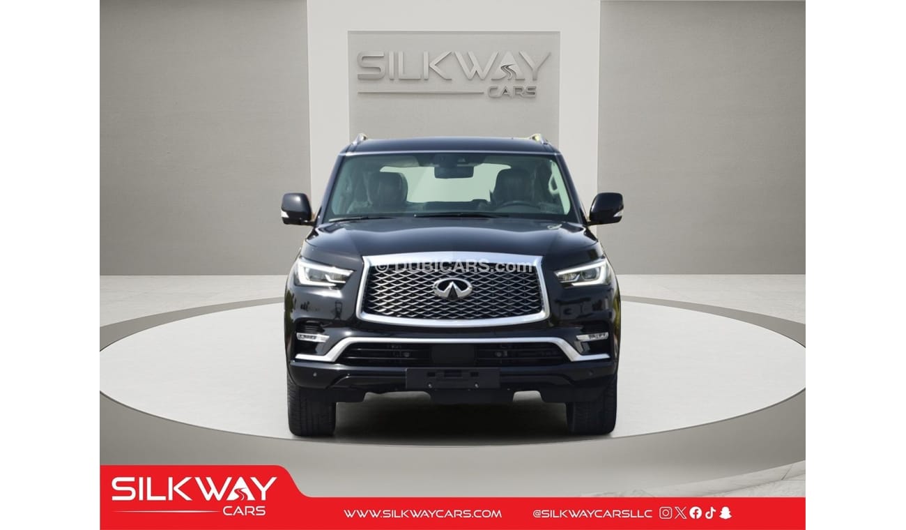 إنفينيتي QX80 سنسوري برو أكتف 8 Infiniti QX80 Luxury Full option Gcc Export Only