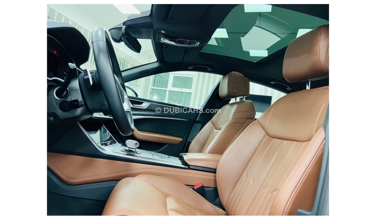 Audi A7 55 TFSI quattro S-Line Style & Comfort package GCC .. FSH .. Perfect Condition .. Original Paint ..