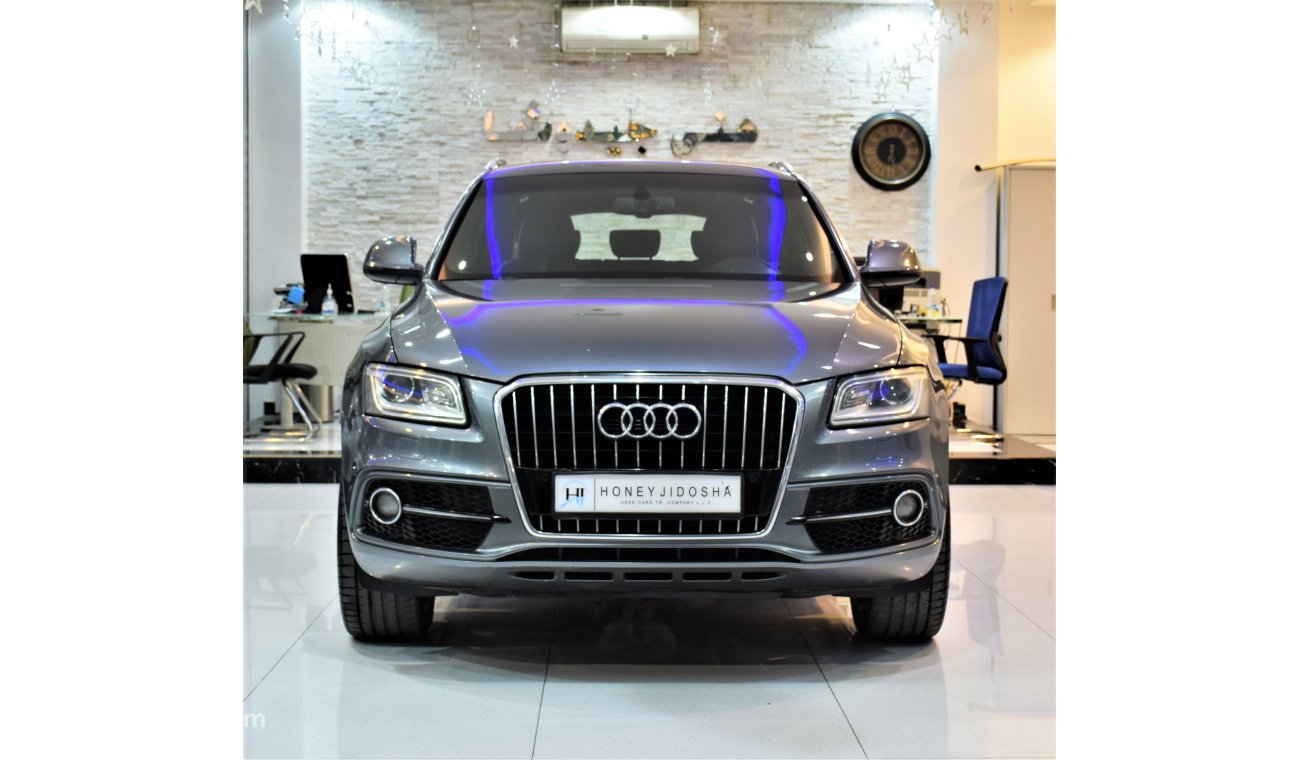 Audi Q5 EXCELLENT DEAL for our Audi Q5 S-Line 3.0T Quattro 2014 Model!! in Grey Color! GCC Specs