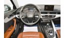 Audi A4 AED 1599 PM | 1.4L 35-TFSI S LINE GCC DEALER WARRANTY