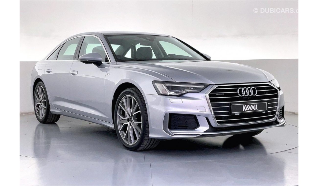 أودي A6 45 TFSI quattro S-Line | سنة ضمان مجانية | نسبة التمويل 1.99% | خالية من أضرار الفيضانات