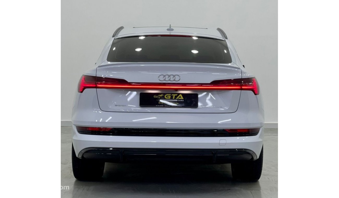 أودي اي-ترون 2020 Audi E-Tron 55 S-Line Quattro Sportback, Agency Warranty + Service Contract, GCC