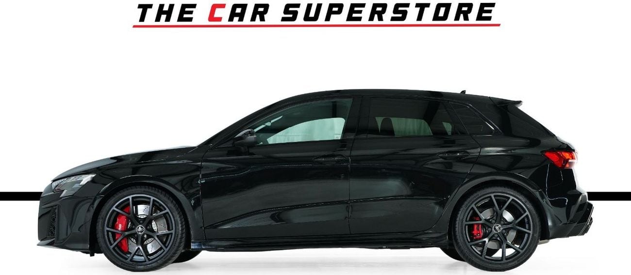 Audi RS3 TFSI SPORTBACK Metallic Black-Alcantra Trim-low Mileage-Warranty & Service Packages Available