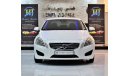 Volvo S60 EXCELLENT DEAL for our Volvo S60 ( 2012 Model! ) in White Color! GCC Specs