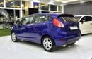 Ford Fiesta EXCELLENT DEAL for our Ford Fiesta ( 2015 Model ) in Blue Color GCC Specs