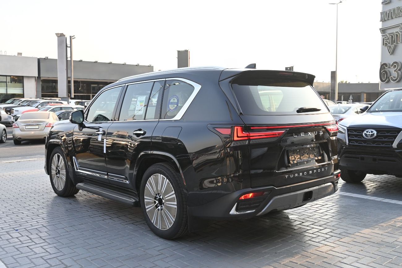 Lexus LX600 SIGNATURE Turbo Sport, 3.5L Twin-Turbo V6, Color Black