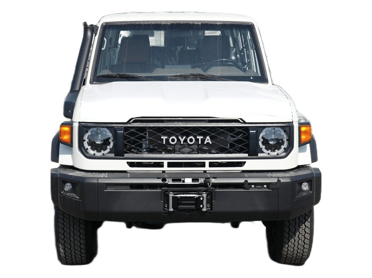 Toyota Land Cruiser 70 LC76 HT ECTNJM001 – 2026 Toyota LC76 5 Doors Hardtop - 4.0L Petrol Auto - White with Tan Interior