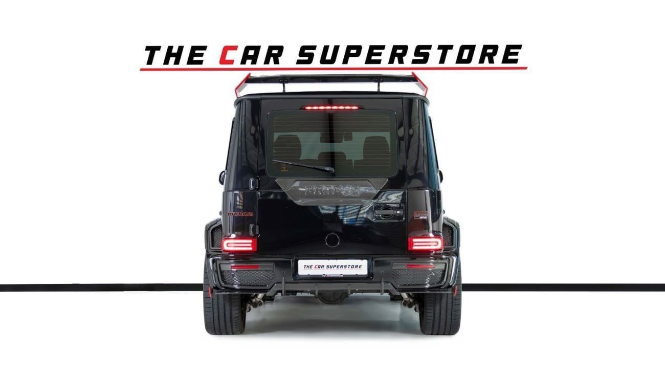 برابوس 900 - مرسيدس-AMG G 63 Brabus 900 Rocket Kit-Masterpiece Interior Black With Red Accents-Full Carbon