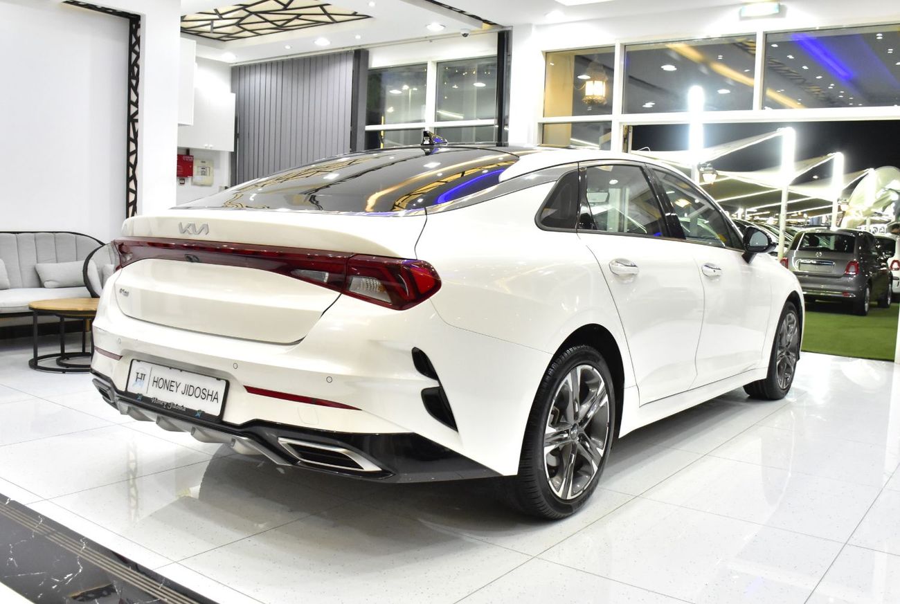 Kia K5 EXCELLENT DEAL for our KIA K5 ( 2022 Model ) in White Color GCC Specs