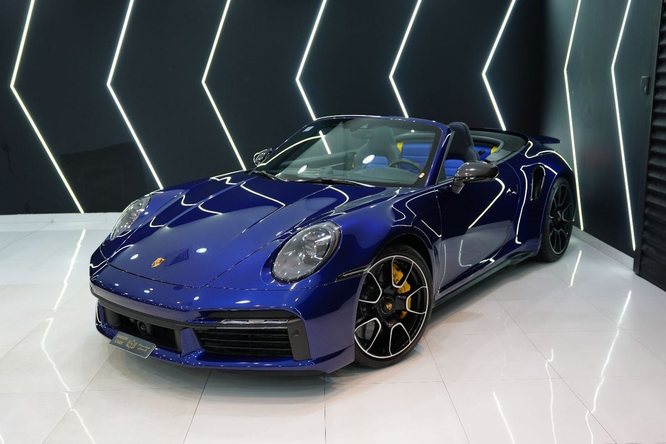 Porsche 911 Turbo S 3.8L (640 HP) Convertible Lift System, Ceramic Brakes, Carbon Interior, Al Nabooda Warranty