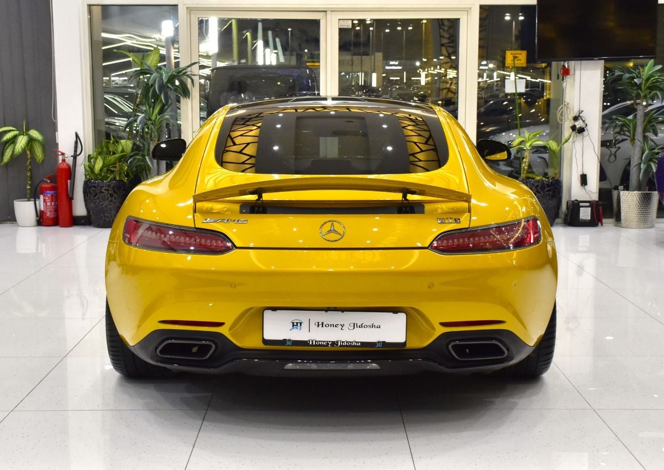 Mercedes Benz AMG GT EXCELLENT DEAL for our Mercedes Benz AMG GTs ( 2015 Model ) in Yellow Color GCC Specs