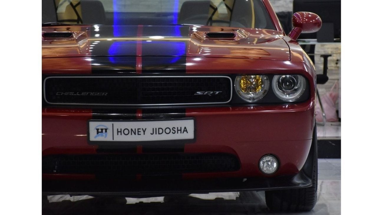 Dodge Challenger EXCELLENT DEAL for our Dodge Challenger SRT8 392 HEMI ( 2012 Model ) in Red Color GCC Specs