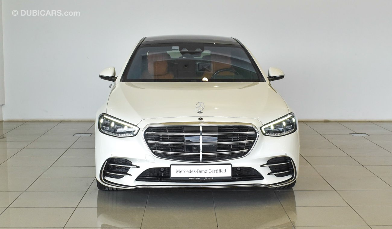 Mercedes-Benz S 580 4M SALOON / Reference: VSB 32686 Certified Pre-Owned with up to 5 YRS SERVICE PACKAGE!!!