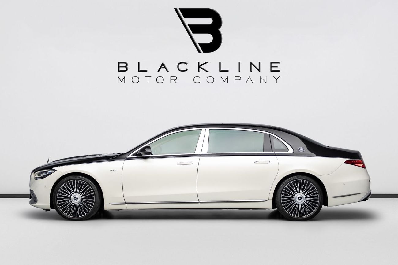 Mercedes Maybach S680 Maybach BUY NOW, PAY 2027 | THE BLACKLINE STANDARD | 2027 Mercedes Warranty + Service Contract, Low KMs, GCC