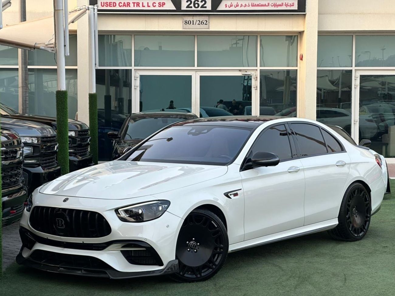 Mercedes-Benz E 63S ‏MERCEDES BENZ AMG E63s GCC 2021 ‏Bodykit (BRABUS) ‏Original paint  ‏Recaro Seats ‏Full Option Full 