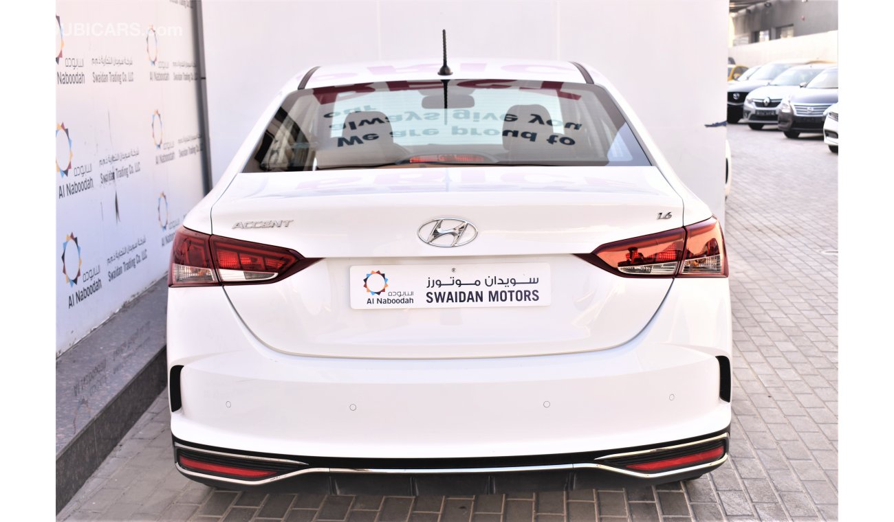 Hyundai Accent AED 1095 PM | 1.6L SMART GCC DEALER WARRANTY