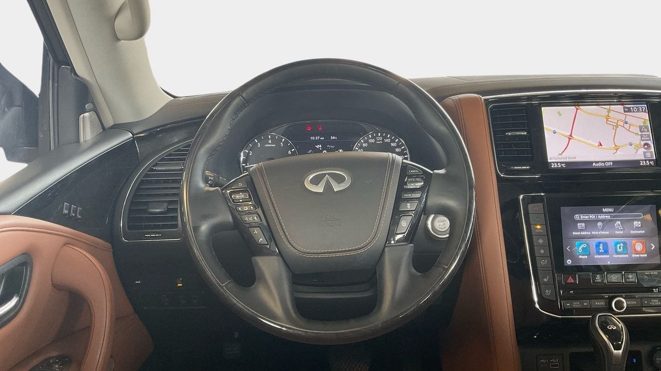 إنفينيتي QX80 5.6 8STR 4WD AUTO LUXE PROACTVE TOW | شامل الضمان | 0 ﺪﻔﻋﺓ ﺃﻮﻟﻯ