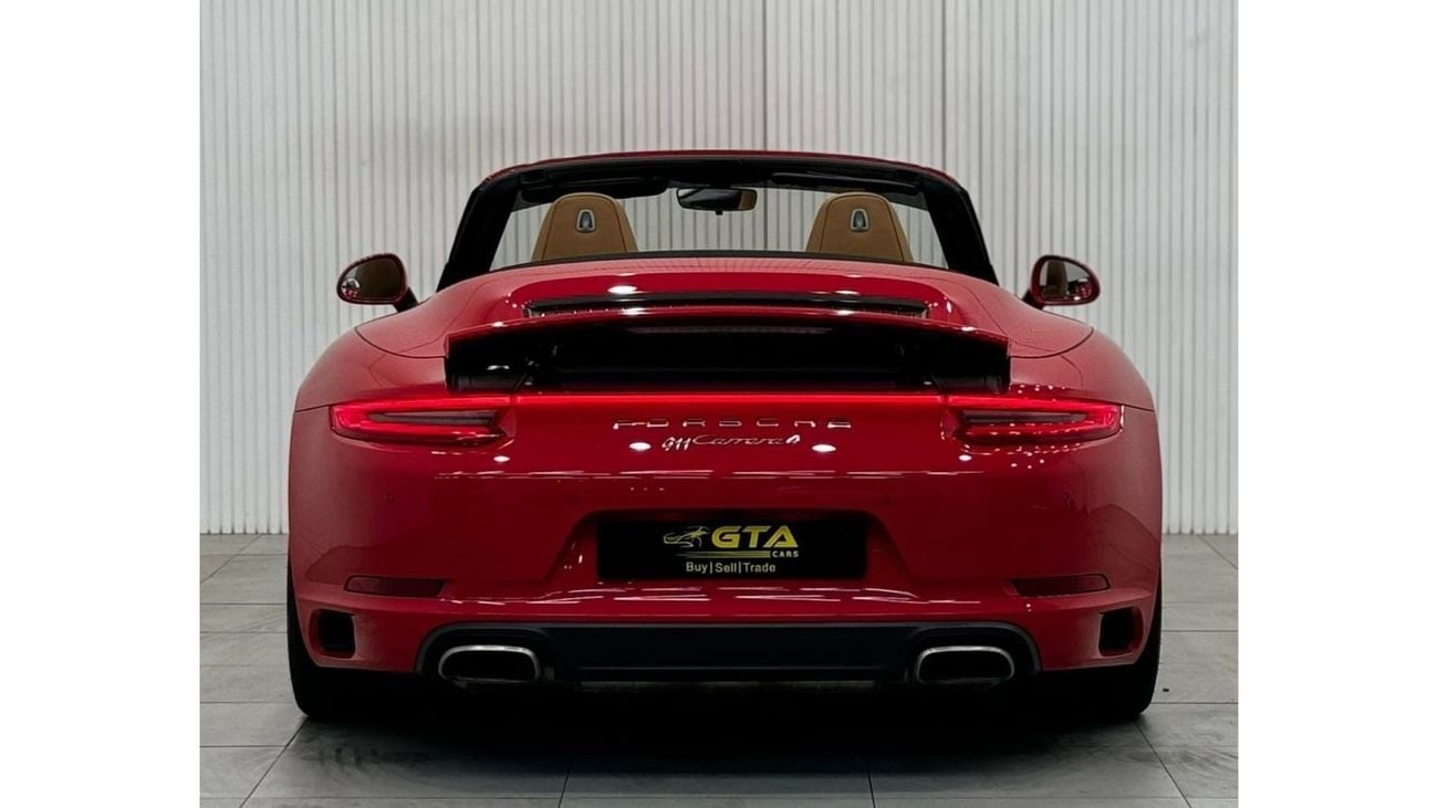 Porsche 911 2017 Porsche 911 Carrera 4 Cabriolet, 1 Year Warranty, Service History, GCC