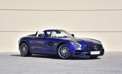 مرسيدس بنز AMG GT EXCELLENT DEAL for our Mercedes Benz AMG GT ( 2018 Model ) in Blue Color GCC Specs