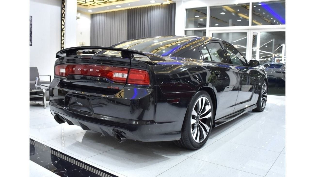 Dodge Charger EXCELLENT DEAL for our Dodge Charger SRT8 ( 2013 Model ) in Black Color GCC Specs