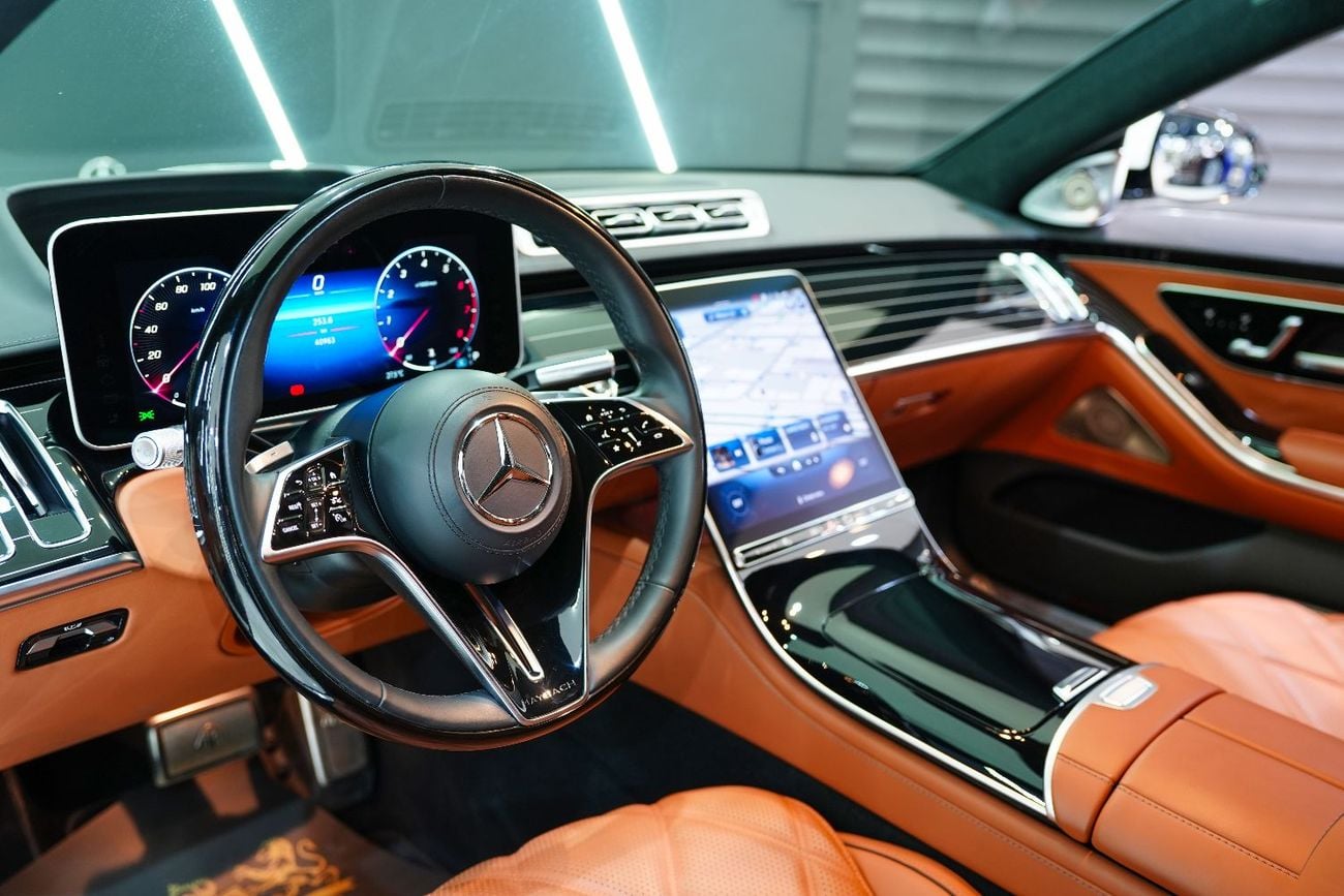 Mercedes Maybach S680 Maybach Maybach Rear Executive Package, Burmester 4D Audio, Gargash Warranty + Service!!