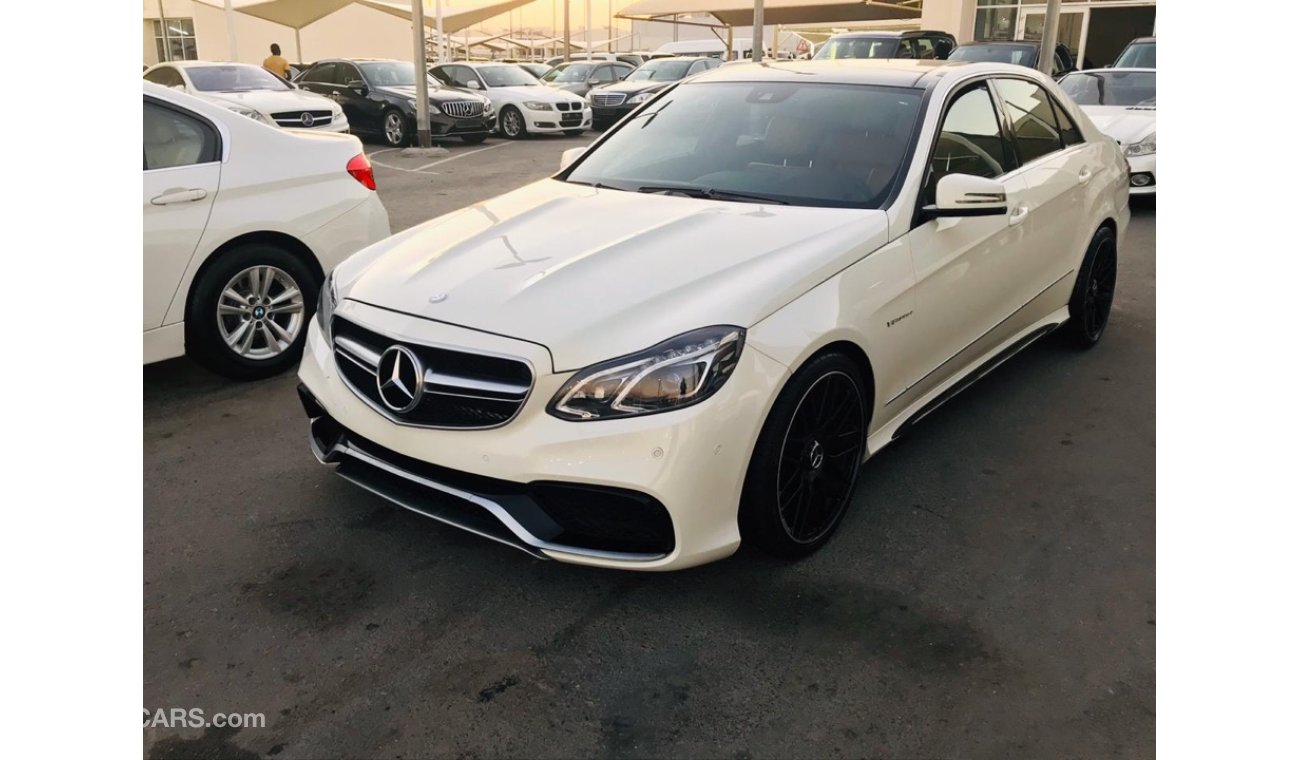 مرسيدس بنز E 350 مرسيدس E350 كت 63 موديل 2012  محول 2016  خليجي السياره فل اوبشن بانوراما شاشه وجلد وكاميرا خلفيه