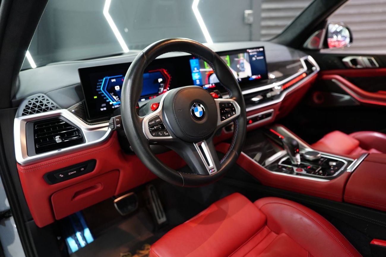 بي أم دبليو X5 M Competition, Shadowline Package, Carbon Interior, Latest Facelift, Dealer Warr + Serv!!