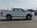 تويوتا هيلوكس 2026 Toyota Hilux white/red 2.4L diesel manual GCC spec mid option