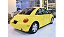 Volkswagen Beetle AMAZING Volkswagen Beetle 2003 Model!! in Yellow Color! Japanese Specs