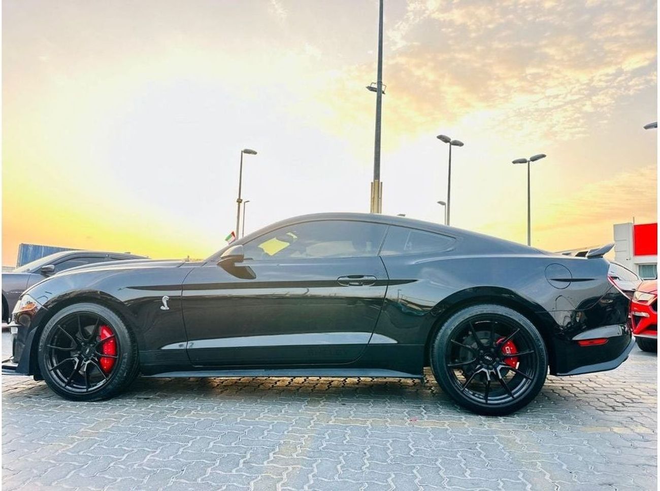 فورد موستانج GT | Monthly AED 1500/- | 0% DP | Super Snake Bodykit | Custom Rims | # 90137
