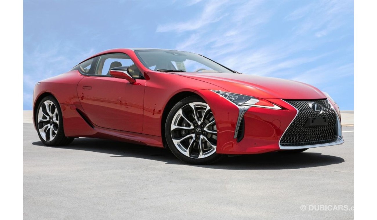 Lexus LC500 5.0L V8 with Alcantara Leather Seats, Adaptive Radar Cruise and Lane Change Assist