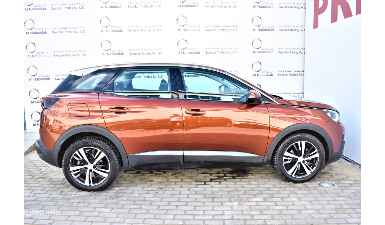 Peugeot 3008 1.6L ALLURE 2019 GCC SPECS WITH AGENCY WARRANTY UP TO 2023 OR 100,000KM