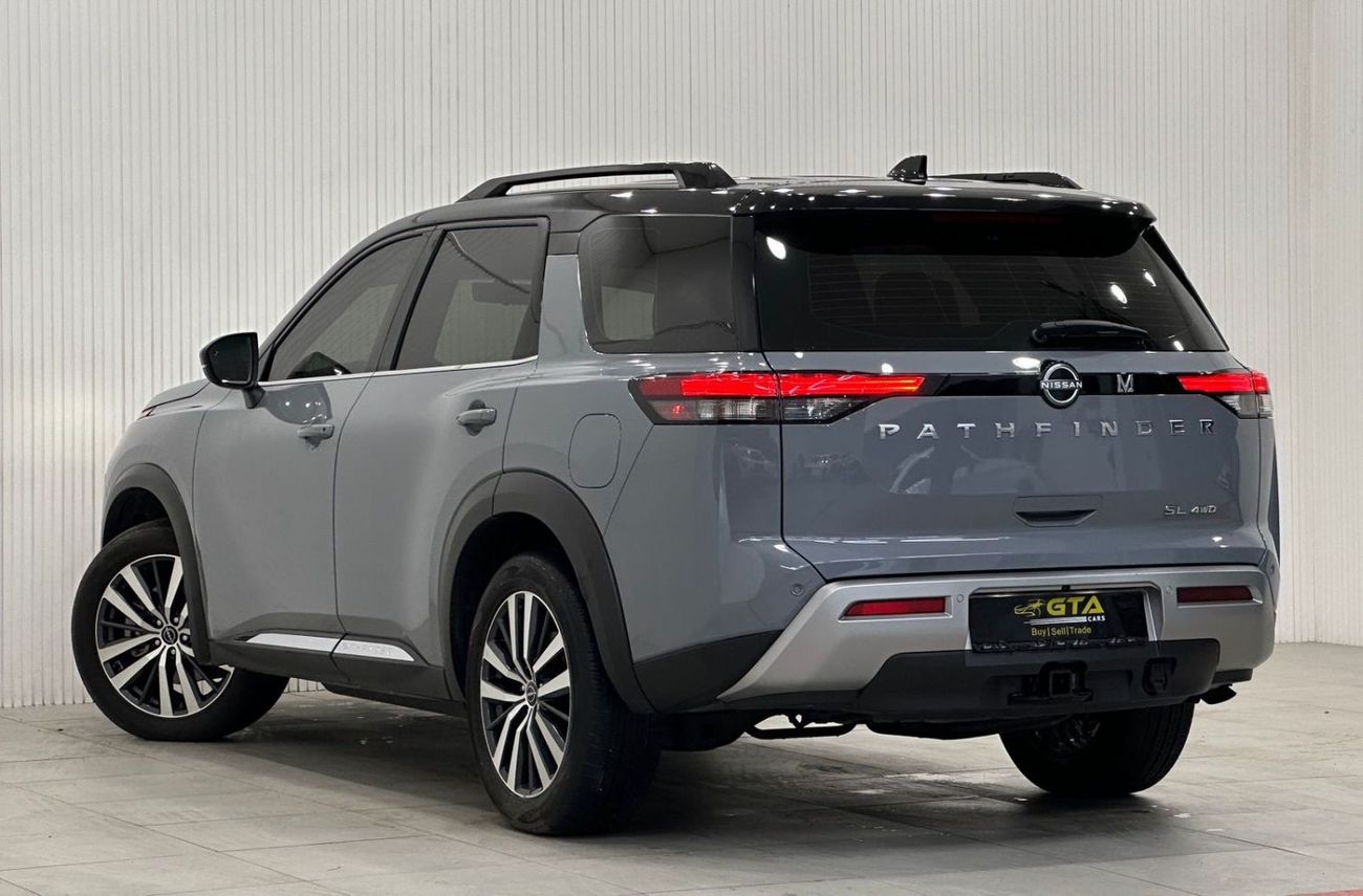 نيسان باثفايندر 2022 Nissan Pathfinder SL, Oct 2027 Nissan Warranty, Oct 2025 Nissan Service Pack, Full Options, GCC