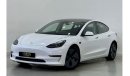 Tesla Model 3 Long Range 2021 Tesla Model 3 Long Range, Enhanced Auto-Pilot, Tesla Warranty 2029, Low Kms, GCC