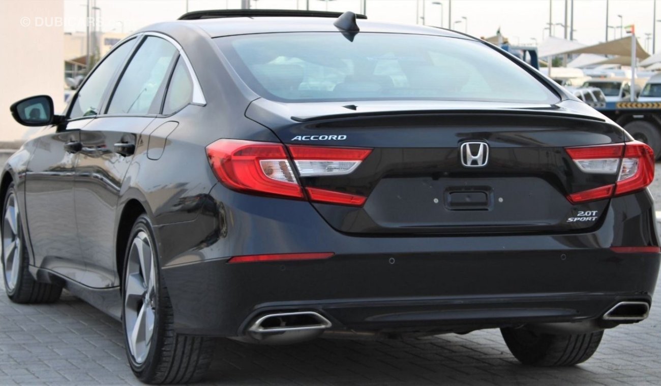 Honda Accord Sport Sport Sport Honda Accord 2018 GCC, full option, in excellent condition, without accidents,