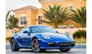 Porsche Cayman S Agency Warranty - GCC - AED 2,077 PER MONTH (4 Years) - 0% DOWNPAYMENT