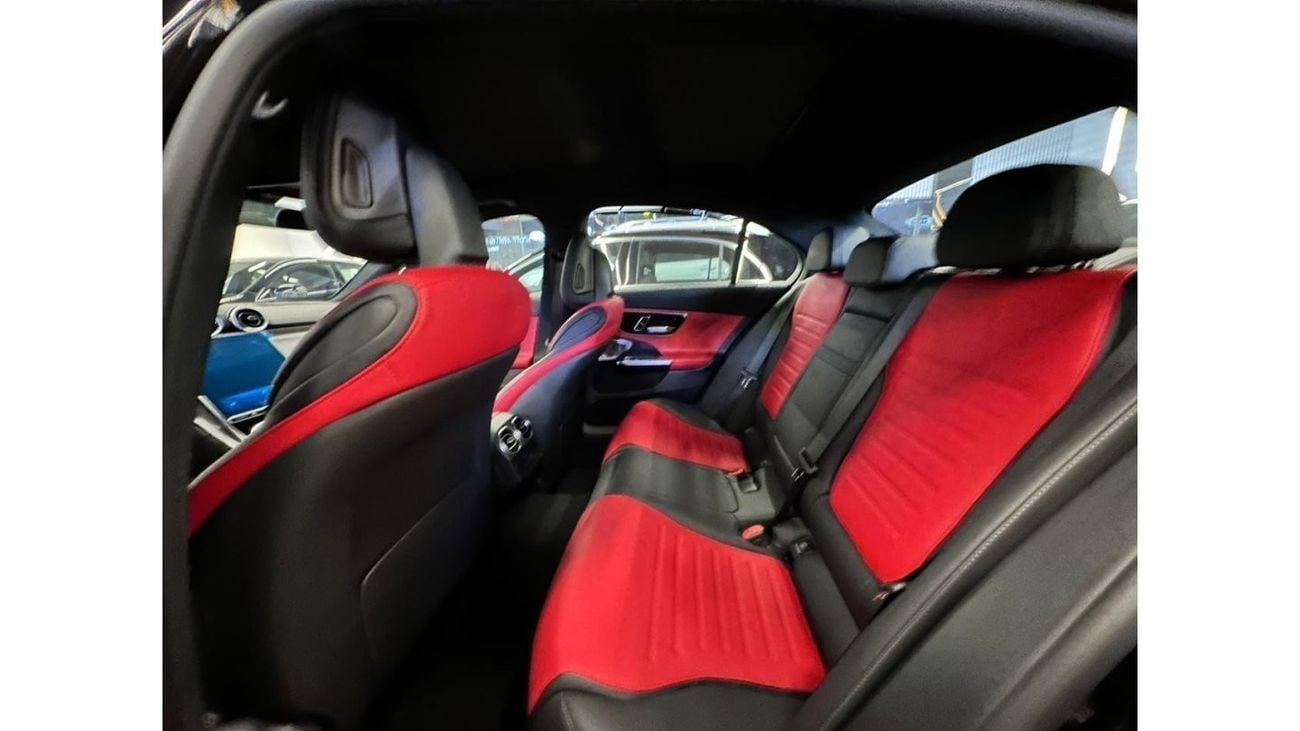مرسيدس بنز C 200 C200 Premium Plus (Red and Black Interior) | 2024 GCC 0km | DEALER WARRANTY