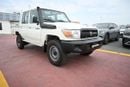 تويوتا لاند كروزر بيك آب تويوتا لاندكروزر 4.2 لتر ديزل، دبل كابين بيك اب 4WD 4 ابواب، لون ابيض، موديل 2022