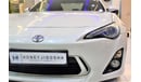 Toyota 86 AMAZING Toyota GT 86 VTX 2014 Model!! in White Color! GCC Specs