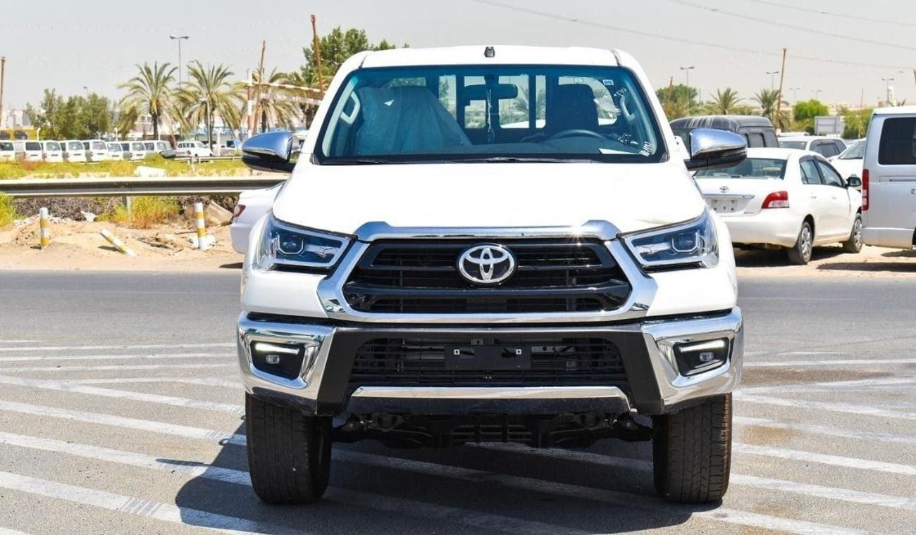 تويوتا هيلوكس S GLX 2.7L 4WD A/T S GLX 2.7L 4WD, KEYLESS ENTRY, PUSH START, SEAT COOLER , MODEL 2024 SAUDI SPECS