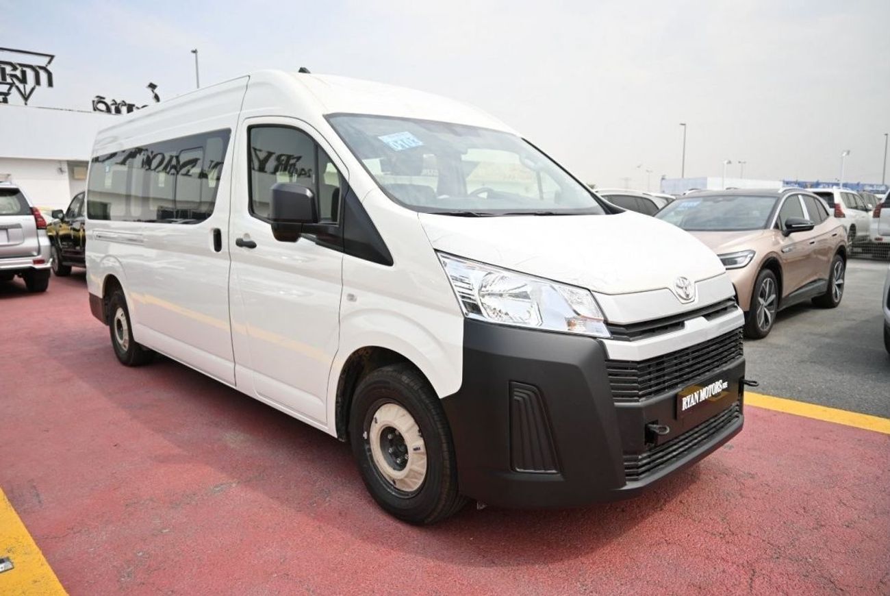 تويوتا هاياس تويوتا هايس سقف مرتفع ، 3.5 لتر بنزين ، دفع خلفي ، فان ، ناقل حركة أوتوماتيكي ، 13 مقعد ، وسائد هوائ