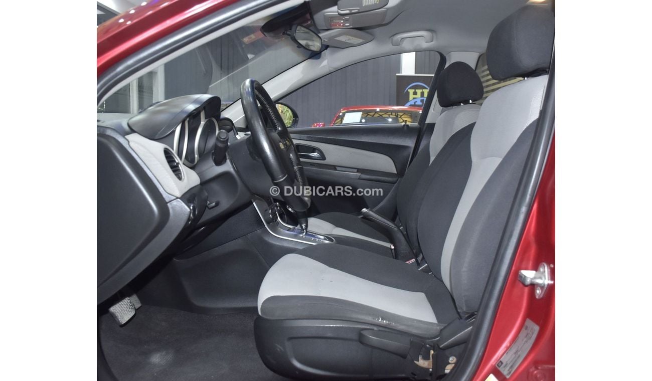 Chevrolet Cruze EXCELLENT DEAL for our Chevrolet Cruze LS ( 2012 Model ) in Red Color GCC Specs