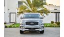 Infiniti QX80 5.6L V8 - 2 Y Warranty! - GCC - AED 2,330 PER MONTH - 0% DOWNPAYMENT