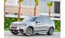 بي أم دبليو X5 xDrive50i | 2,740 P.M | 0% Downpayment | Full Option | Immaculate Condition!