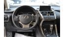 Lexus NX200t t Mid Option - 2016