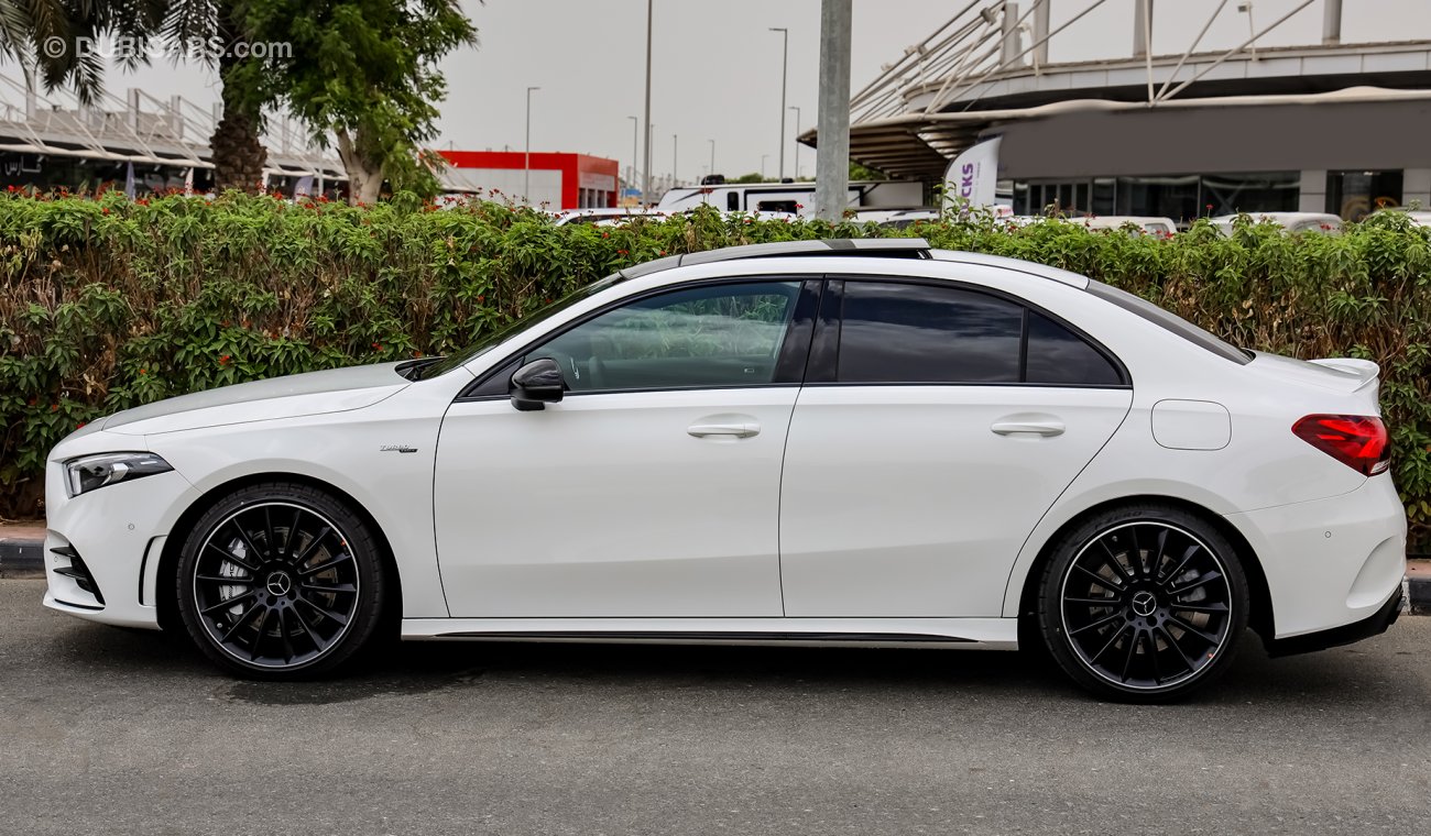 مرسيدس بنز A 35 AMG مرسيدس بنز Turbo 4MATIC AMG A35خليجية 2021 Night Package 0Km مع ضمان سنتين مفتوح الكيلو من EMC