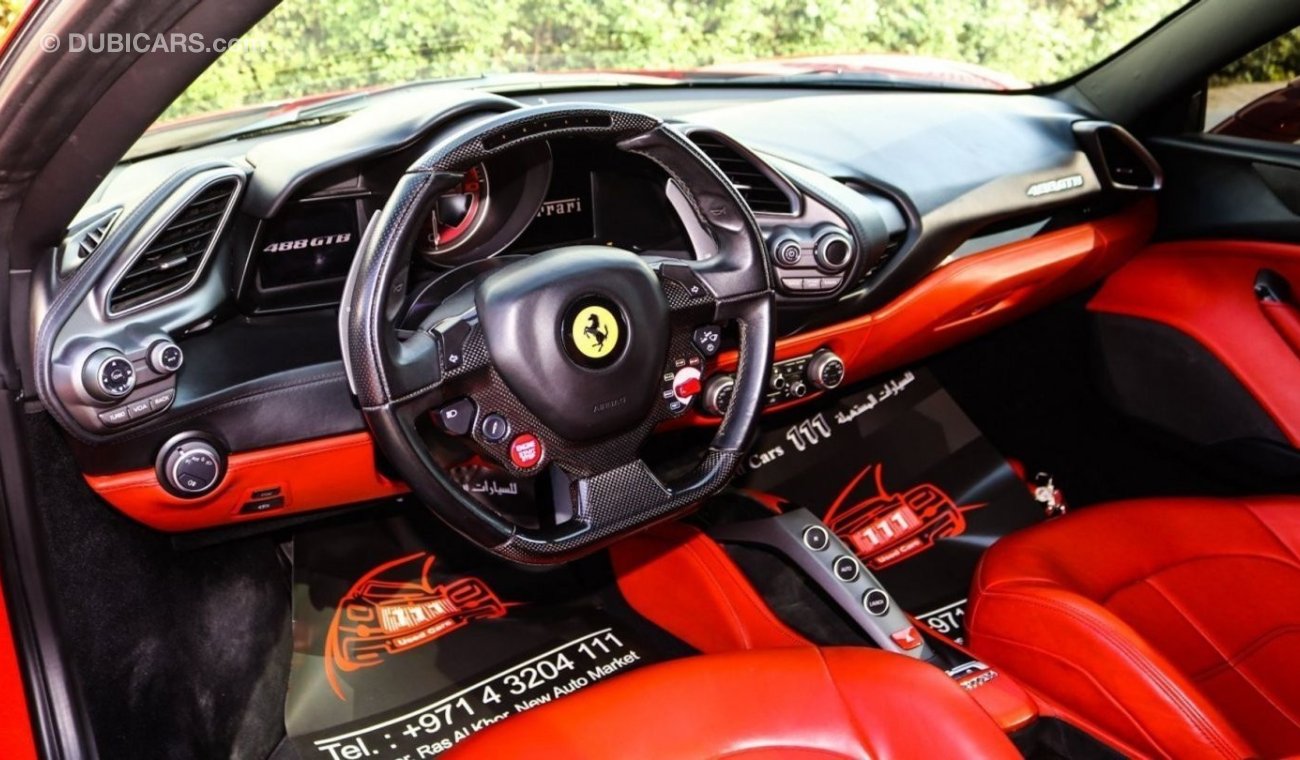 Ferrari 488 GTB / GCC Specifications
