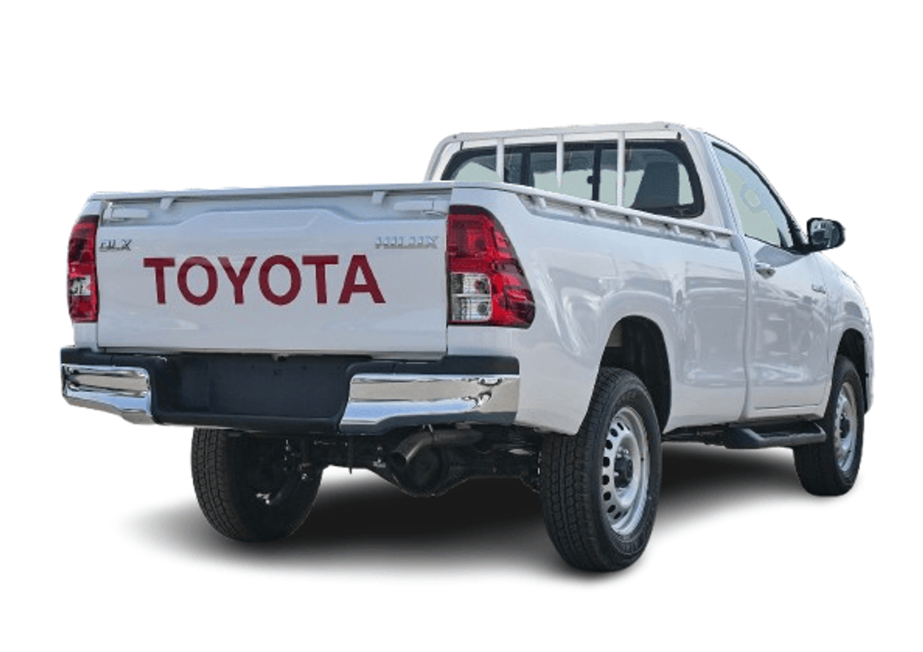 Toyota Hilux ECTOMA004 - 2025 Toyota Hilux Single Cab DLX - 2.4L Diesel Manual 4wd - White with Red Interior